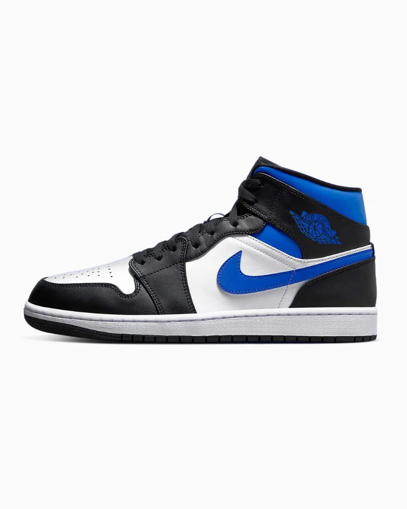 Nike Air Jordan 1 Mid White Black Royal