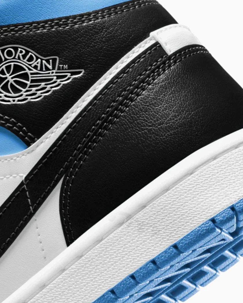 Nike Air Jordan 1 Mid University Black White