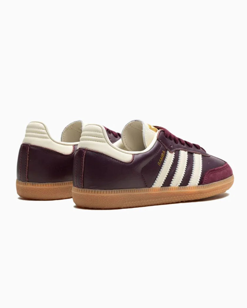 Adidas Samba OG Maroon Gold Metallic