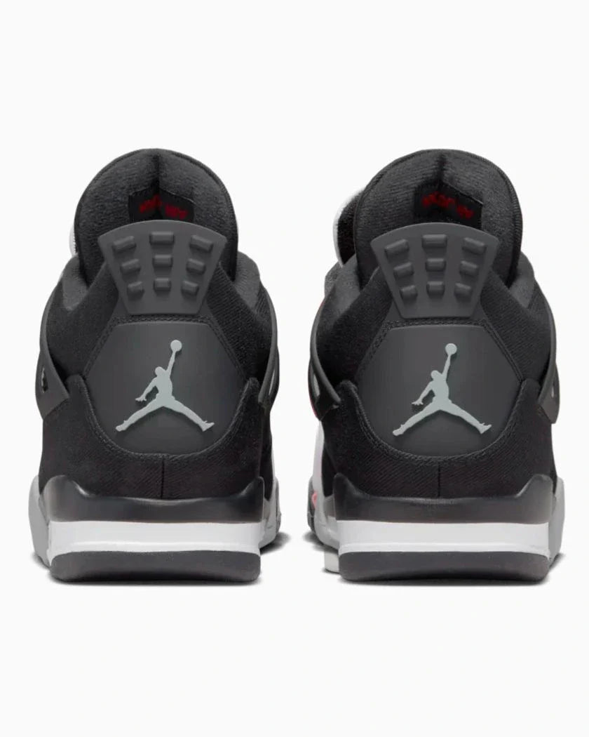 Air Jordan 4 Retro Black Canvas