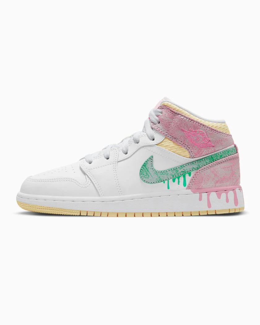 Nike Air Jordan 1 Mid Paint Drip