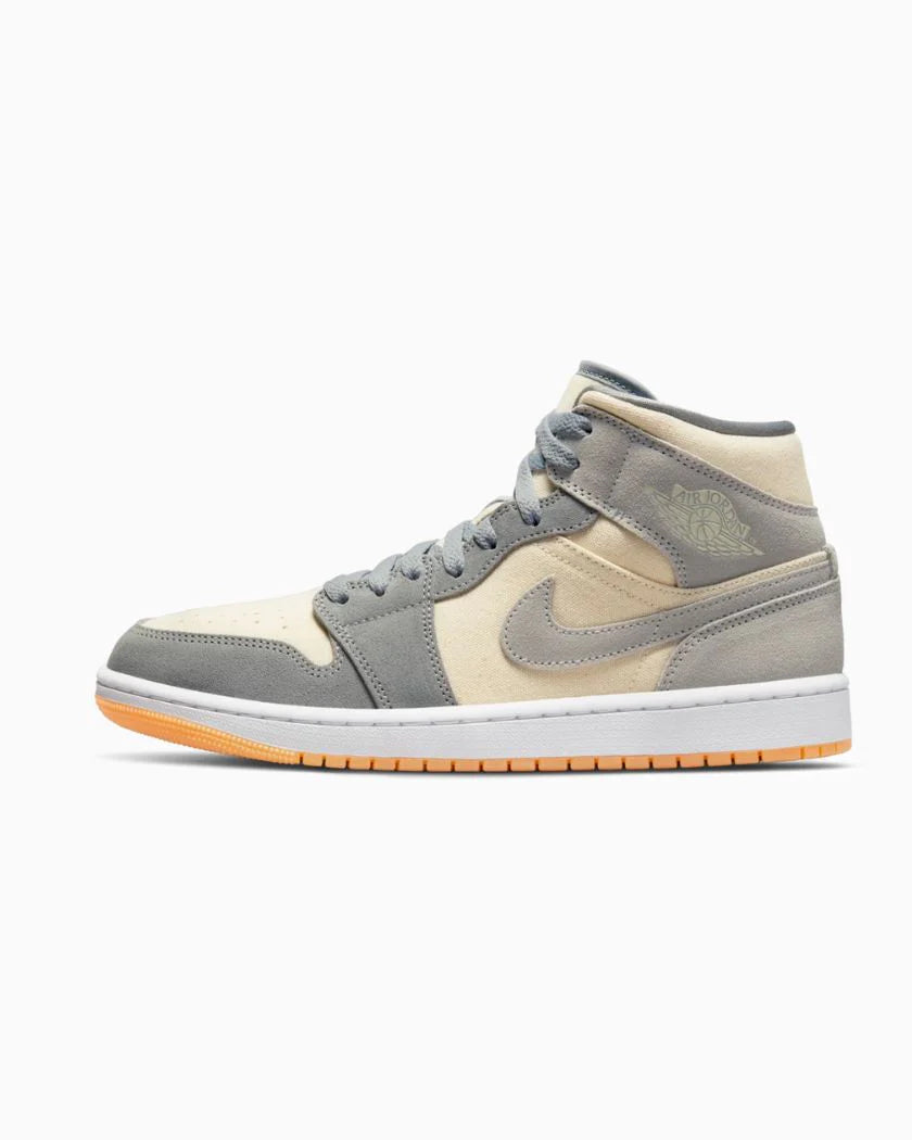 Nike Air Jordan 1 Mid Coconut Milk Particle Grey