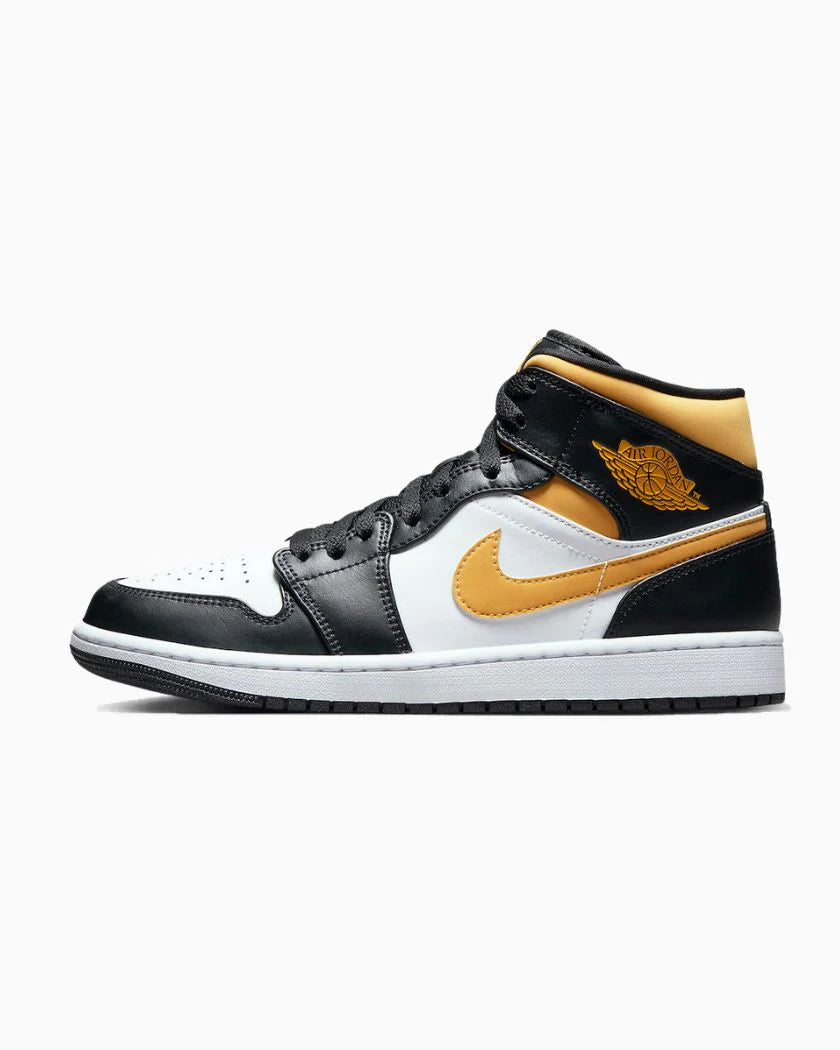 Nike Air Jordan 1 Mid White Pollen Black
