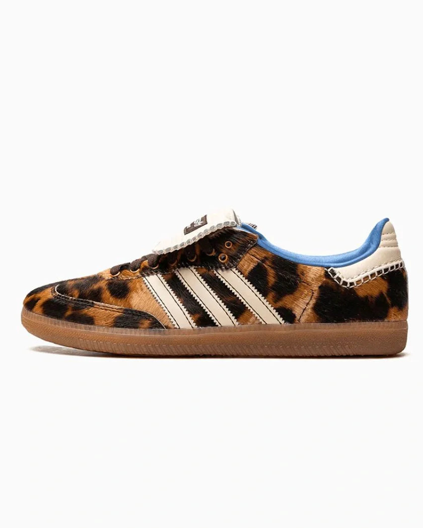 Adidas Samba Nylon Wales Bonner Dark Brown Leopard