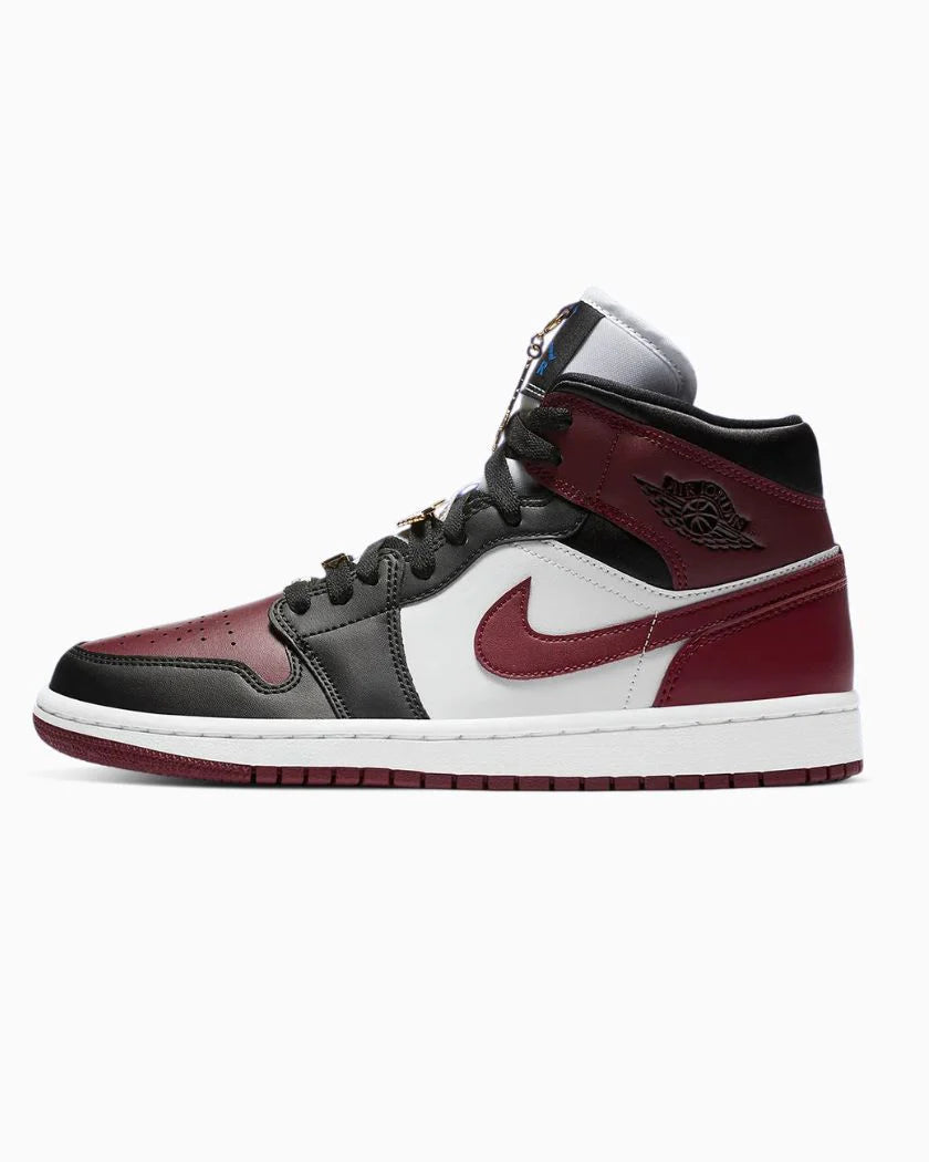 Nike Air Jordan 1 Mid SE Black Dark Beetroot