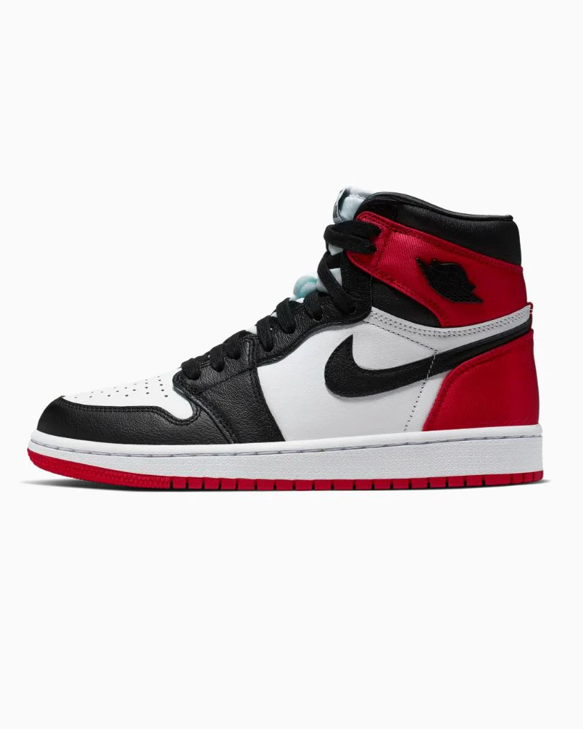 Nike Air Jordan 1 Retro High Satin Black Toe