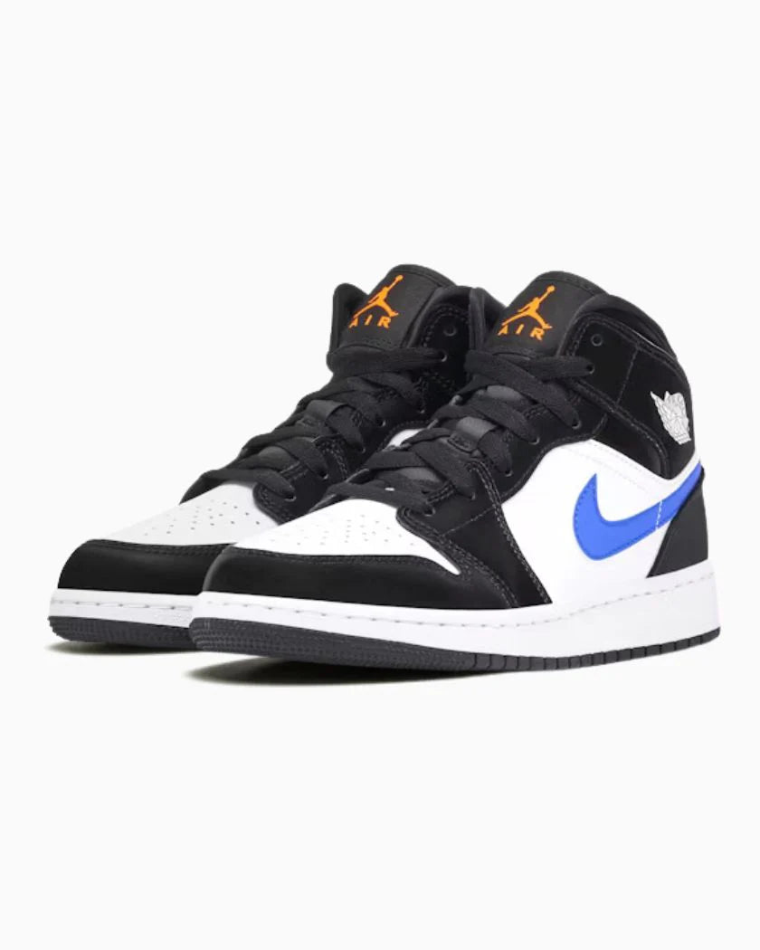 Nike Air Jordan 1 Mid Black Racer Blue White