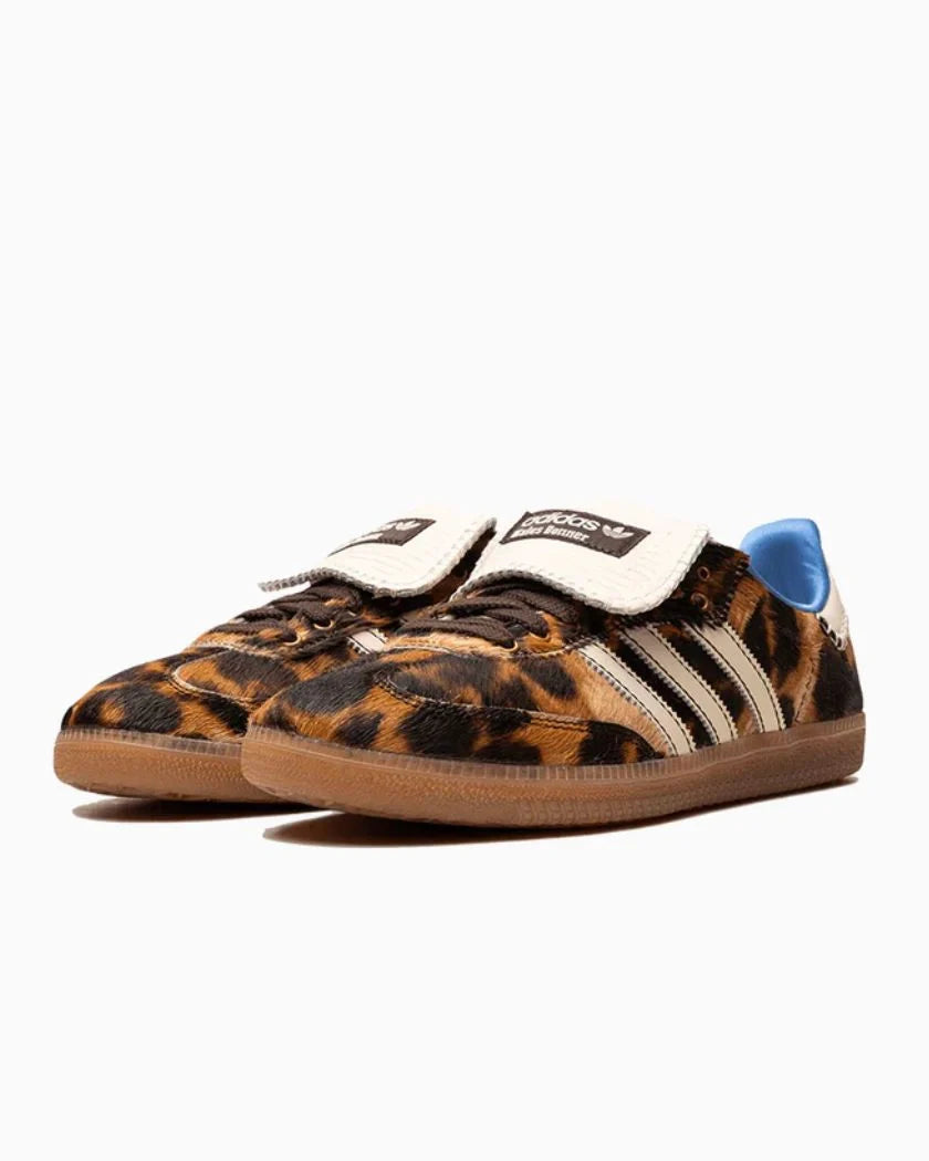 Adidas Samba Nylon Wales Bonner Dark Brown Leopard