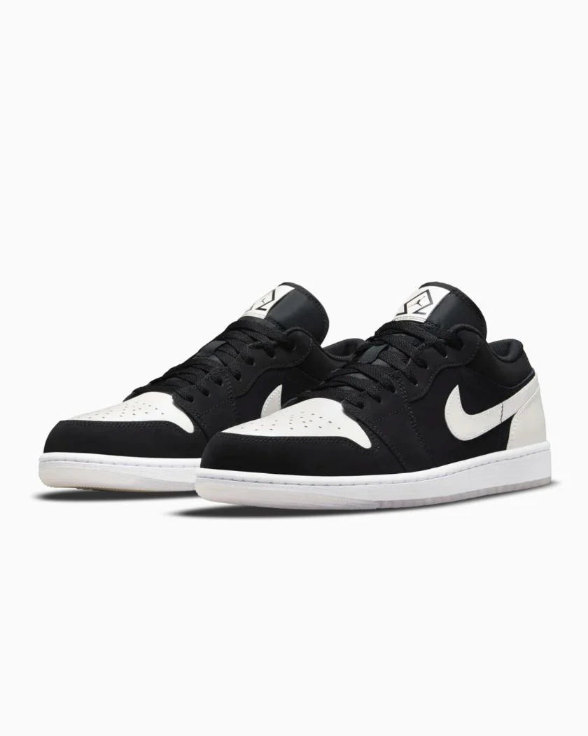 Nike Air Jordan 1 Low Black White Diamond