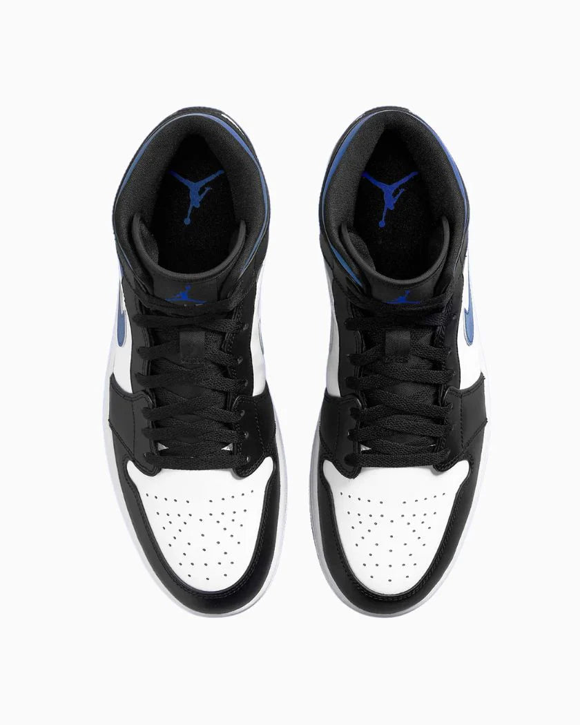 Nike Air Jordan 1 Mid White Black Royal