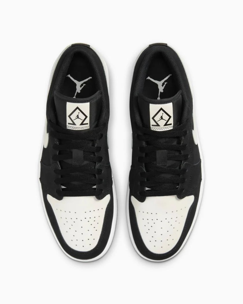 Nike Air Jordan 1 Low Black White Diamond