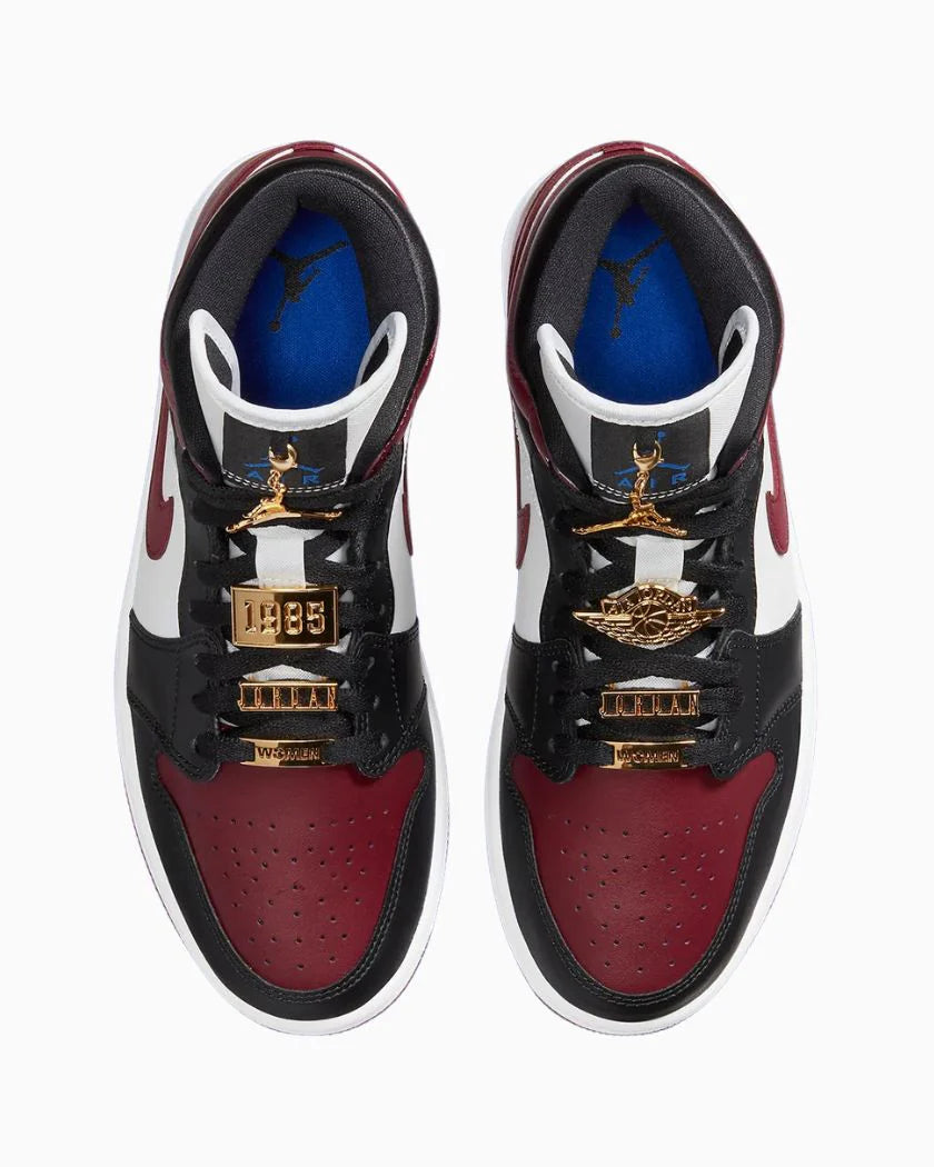 Nike Air Jordan 1 Mid SE Black Dark Beetroot