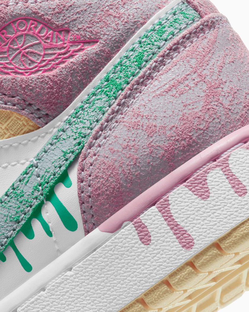 Nike Air Jordan 1 Mid Paint Drip