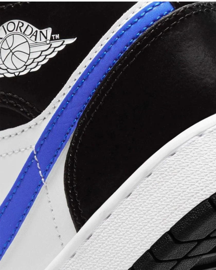 Nike Air Jordan 1 Mid Black Racer Blue White