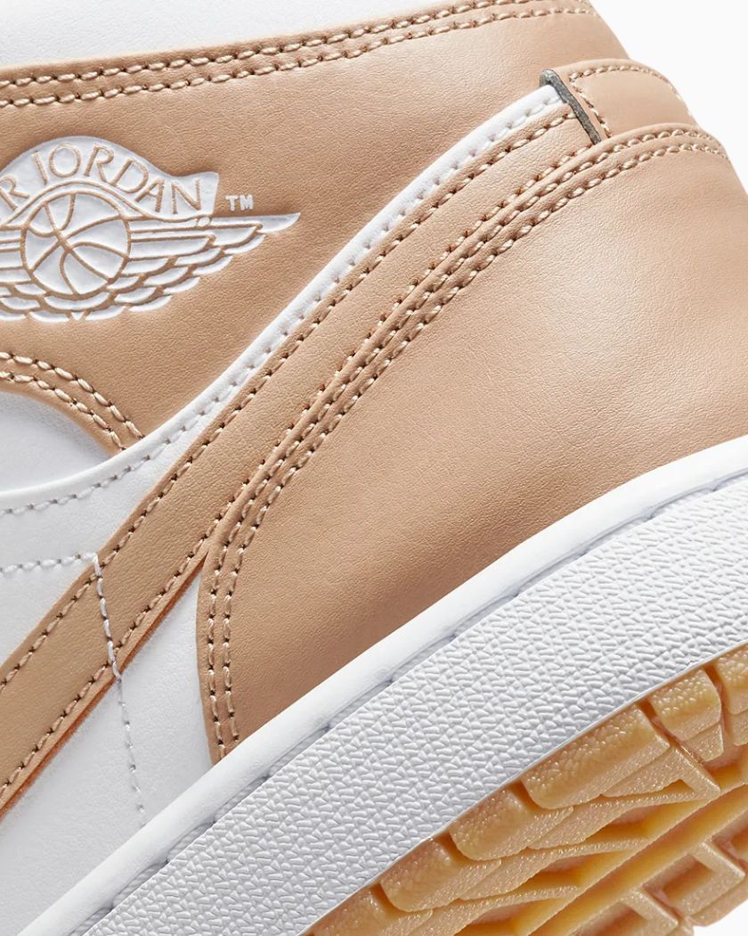 Nike Air Jordan 1 Mid Tan Gum