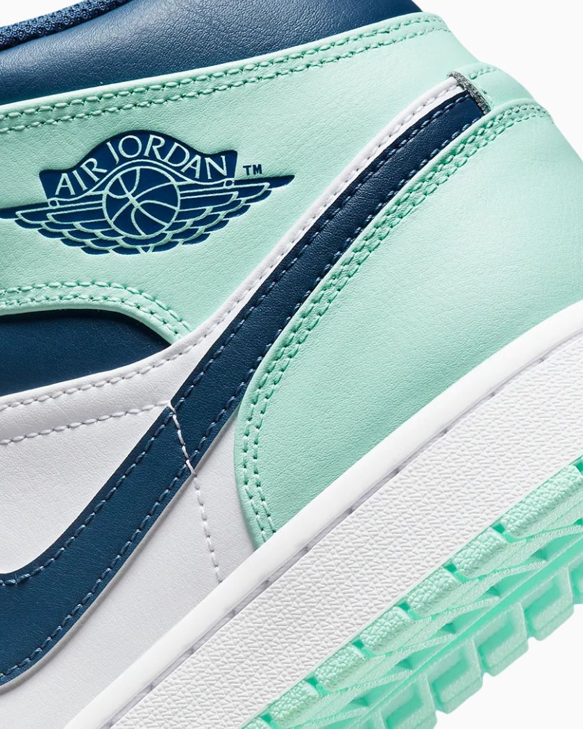 Nike Air Jordan 1 Mid Mystic Navy Mint Foam