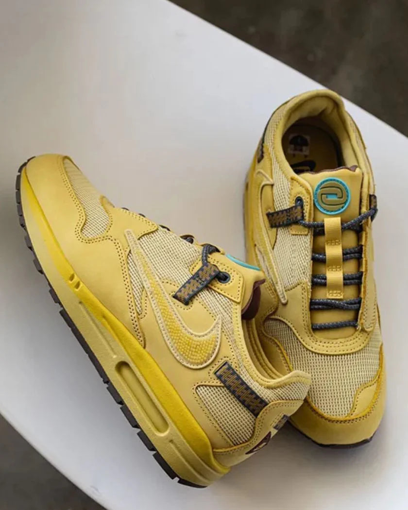 Air Max 1 Travis Scott Cactus Jack Saturn Gold