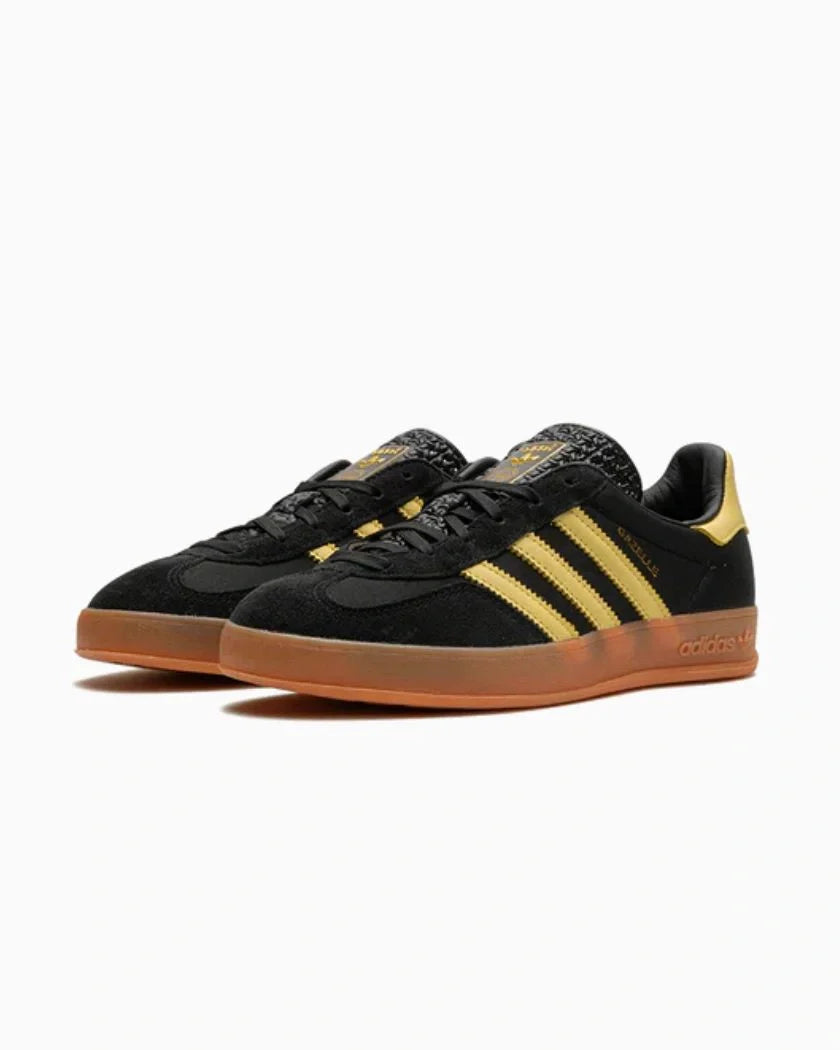 Adidas Gazelle Indoor Black Almost Yellow Gum