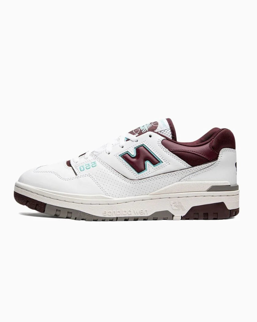 NewBalance 550 White Burgundy