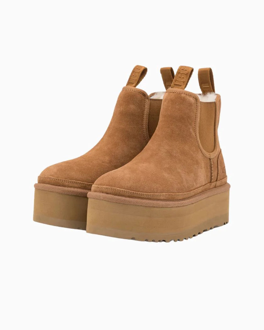 UGG Neumel Platform Chelsea Boot Chestnut